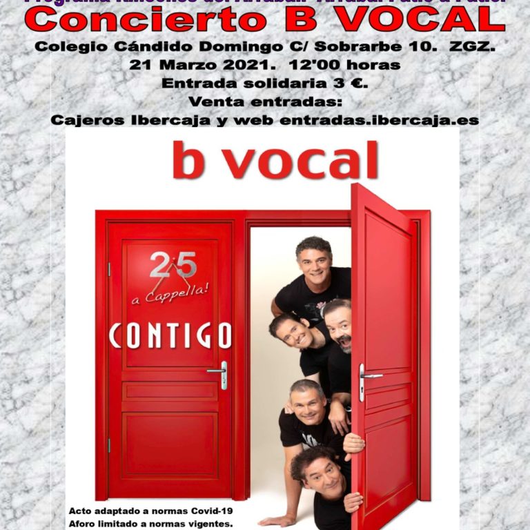 Cartel concierto B Vocal