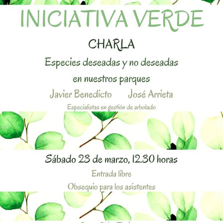 charla Iniciativa Verde