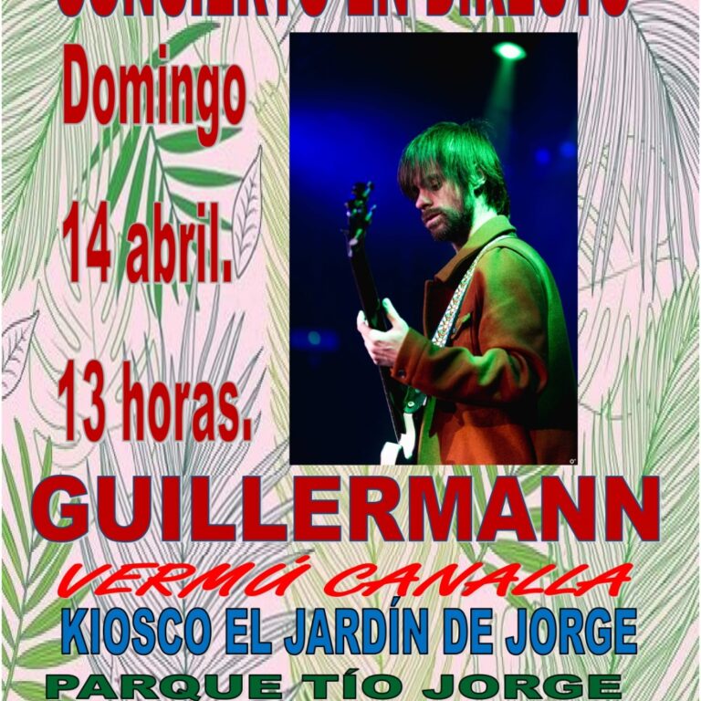Cartel concierto Guillermann