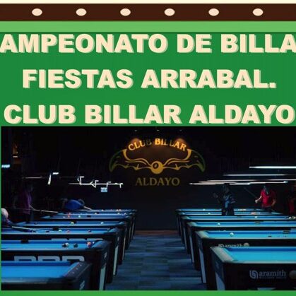 Cartel Campeonato de Billar