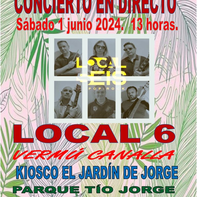 Cartel concierto Local 6