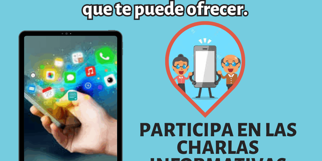 CARTEL CHARLA INFORMATIVA MAYORES CONECTADOS Mayores conectados