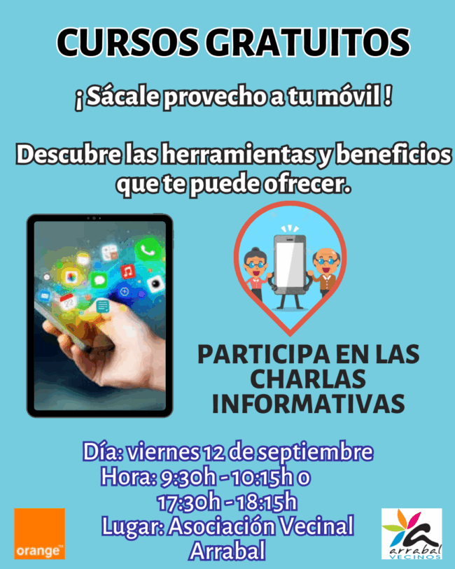 CARTEL CHARLA INFORMATIVA MAYORES CONECTADOS Mayores conectados